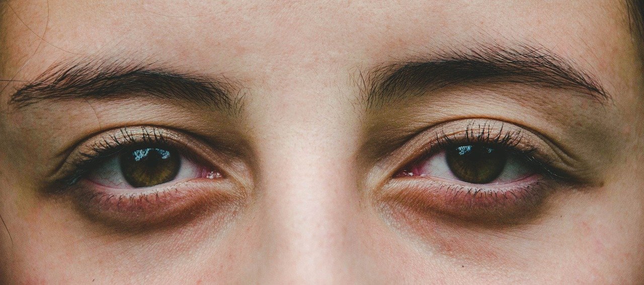 Primer plano de ojos humanos mirando al frente, mostrando claridad y detalle del iris
